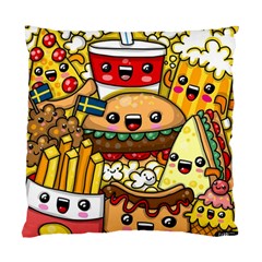 Cute Food Wallpaper Picture Standard Cushion Case (one Side) by Nexatart