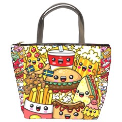 Cute Food Wallpaper Picture Bucket Bags by Nexatart