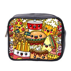 Cute Food Wallpaper Picture Mini Toiletries Bag 2-side by Nexatart