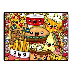 Cute Food Wallpaper Picture Double Sided Fleece Blanket (small)  by Nexatart