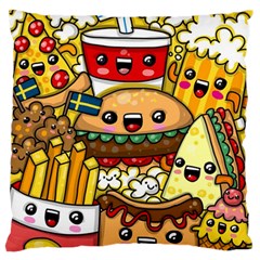 Cute Food Wallpaper Picture Standard Flano Cushion Case (one Side) by Nexatart