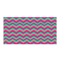 Retro Pattern Zig Zag Satin Wrap by Nexatart