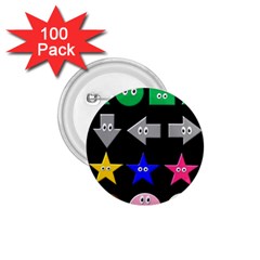 Cute Symbol 1 75  Buttons (100 Pack)  by Nexatart