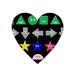 Cute Symbol Heart Magnet by Nexatart