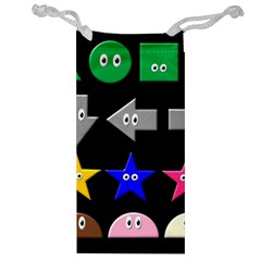 Cute Symbol Jewelry Bag by Nexatart