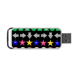 Cute Symbol Portable Usb Flash (two Sides) by Nexatart