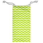 Chevron Background Patterns Jewelry Bag Back