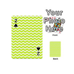 Chevron Background Patterns Playing Cards 54 (mini)  by Nexatart