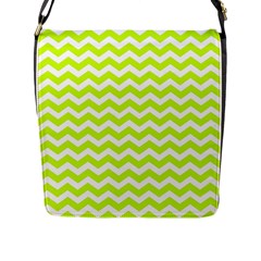 Chevron Background Patterns Flap Messenger Bag (l)  by Nexatart