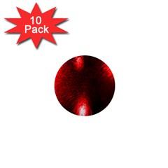 Box Lights Red Plaid 1  Mini Magnet (10 Pack) 