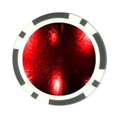 Box Lights Red Plaid Poker Chip Card Guard by Mariart