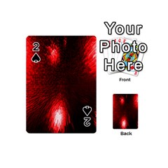 Box Lights Red Plaid Playing Cards 54 (mini)  by Mariart