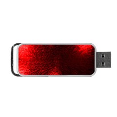 Box Lights Red Plaid Portable Usb Flash (one Side) by Mariart