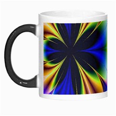 Bright Flower Fractal Star Floral Rainbow Morph Mugs by Mariart