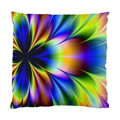 Bright Flower Fractal Star Floral Rainbow Standard Cushion Case (one Side)