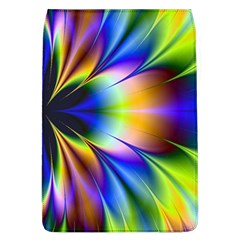 Bright Flower Fractal Star Floral Rainbow Flap Covers (l)  by Mariart