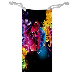 Abstract Patterns Lines Colors Flowers Floral Butterfly Jewelry Bag