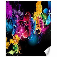 Abstract Patterns Lines Colors Flowers Floral Butterfly Canvas 16  X 20   by Mariart