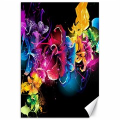 Abstract Patterns Lines Colors Flowers Floral Butterfly Canvas 20  X 30   by Mariart