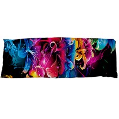 Abstract Patterns Lines Colors Flowers Floral Butterfly Body Pillow Case Dakimakura (two Sides) by Mariart