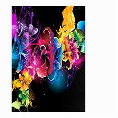 Abstract Patterns Lines Colors Flowers Floral Butterfly Small Garden Flag (two Sides) by Mariart