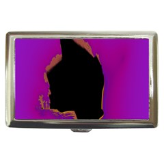 Buffalo Fractal Black Purple Space Cigarette Money Cases