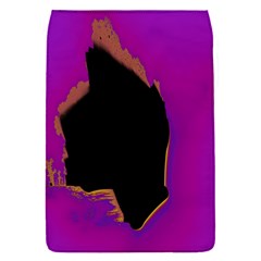 Buffalo Fractal Black Purple Space Flap Covers (s)  by Mariart