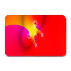 Complex Orange Red Pink Hole Yellow Plate Mats