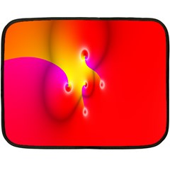 Complex Orange Red Pink Hole Yellow Double Sided Fleece Blanket (mini)  by Mariart