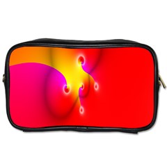 Complex Orange Red Pink Hole Yellow Toiletries Bags by Mariart