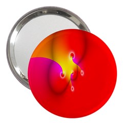 Complex Orange Red Pink Hole Yellow 3  Handbag Mirrors by Mariart