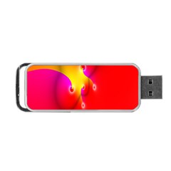 Complex Orange Red Pink Hole Yellow Portable Usb Flash (one Side) by Mariart