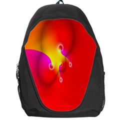 Complex Orange Red Pink Hole Yellow Backpack Bag by Mariart