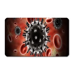 Cancel Cells Broken Bacteria Virus Bold Magnet (rectangular) by Mariart