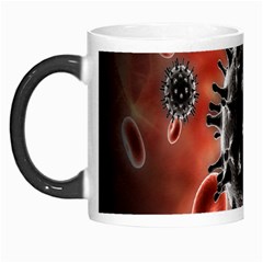 Cancel Cells Broken Bacteria Virus Bold Morph Mugs by Mariart