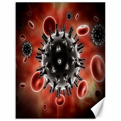 Cancel Cells Broken Bacteria Virus Bold Canvas 12  X 16   by Mariart