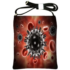 Cancel Cells Broken Bacteria Virus Bold Shoulder Sling Bags by Mariart