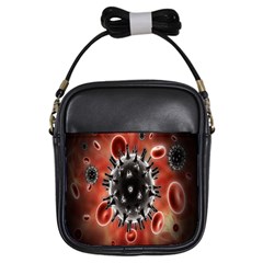 Cancel Cells Broken Bacteria Virus Bold Girls Sling Bags by Mariart