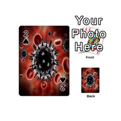 Cancel Cells Broken Bacteria Virus Bold Playing Cards 54 (mini) 