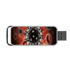 Cancel Cells Broken Bacteria Virus Bold Portable Usb Flash (two Sides) by Mariart