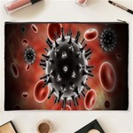 Cancel Cells Broken Bacteria Virus Bold Cosmetic Bag (XXXL)  Back