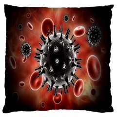 Cancel Cells Broken Bacteria Virus Bold Standard Flano Cushion Case (one Side) by Mariart