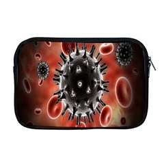 Cancel Cells Broken Bacteria Virus Bold Apple Macbook Pro 17  Zipper Case by Mariart