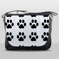 Claw Black Foot Chat Paw Animals Messenger Bags by Mariart