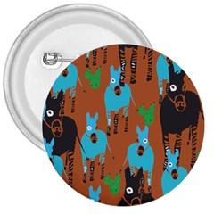 Zebra Horse Animals 3  Buttons by Mariart