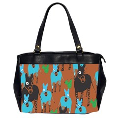 Zebra Horse Animals Office Handbags (2 Sides)  by Mariart