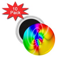 Complex Orange Red Pink Hole Yellow Green Blue 1 75  Magnets (10 Pack)  by Mariart