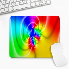 Complex Orange Red Pink Hole Yellow Green Blue Large Mousepads by Mariart