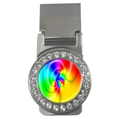 Complex Orange Red Pink Hole Yellow Green Blue Money Clips (cz)  by Mariart