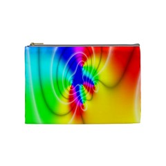 Complex Orange Red Pink Hole Yellow Green Blue Cosmetic Bag (medium)  by Mariart